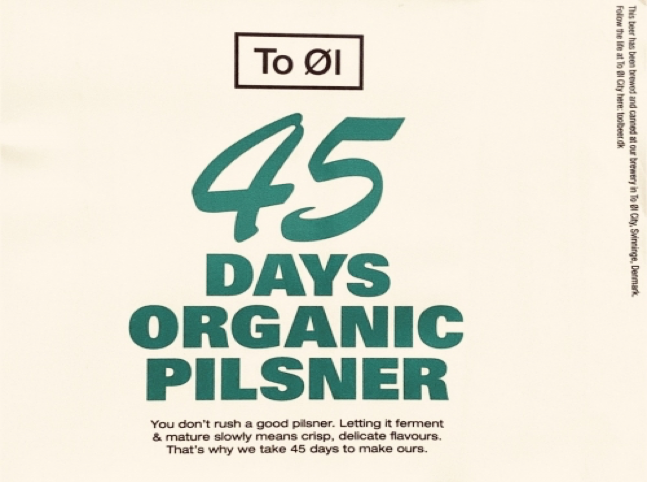45 Days - Organic Pilsner