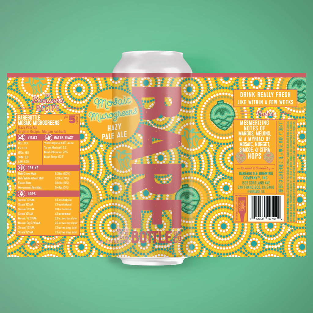 Mosaic Microgreens 2.0 Label