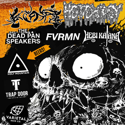 ワシントンビールと東京のヘビーミュージックバンドの融合イベント開催！＠ 小岩『BUSH BASH』